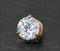 Preview: Brillant 585 Rotgold Anhänger; 1,06ct, River D