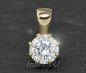 Preview: Diamant Anhänger in 585 Gold; 1,03ct, River D