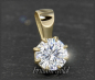Preview: Diamant Anhänger in 585 Gold; 1,03ct, River D