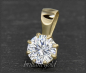 Preview: Diamant Anhänger in 585 Gold; 1,03ct, River D