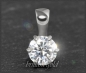 Preview: Gold Brillant Anhänger 0,61ct, Top Wesselton, Si2
