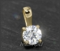 Preview: Diamant 585 Gold Anhänger & Kette 0,53ct, VVS2