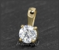 Preview: Brillant Anhänger 585 Gold; 0,57ct; AIG Zertifikat