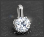 Preview: Brillant Anhänger 585 Gold; 1,62ct & Si2-3; Gleiter