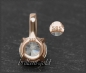 Preview: Brillant 585 Gold Anhänger 0,99ct, Top Wesselton, Si2
