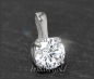 Preview: Brillant 585 Weißgold Anhänger 1,03ct, Si2