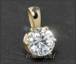 Preview: Brillant Anhänger 585 Gold; 1,38ct; Top Wesselton