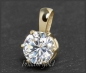 Preview: Brillant Anhänger 585 Gold; 1,38ct; Top Wesselton