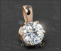 Preview: Brillant Anhänger 585 Gold; 1,23ct, River E & VS1