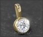 Preview: Brillant Gleiter 585 Gold; 1,17ct, River D; Anhänger