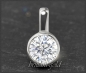 Preview: Brillant 585 Gold Anhänger 0,95ct, F & Si2-3