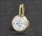 Preview: Brillant Anhänger 585 Gelbgold; 1,08ct, Si2; Gleiter