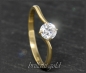 Preview: Brillant 585 Gold Ring 0,55ct, Top Wesselton; Si1