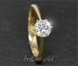 Preview: Brillant 585 Gelbgold Ring 0,74ct, River E, VS2