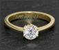 Preview: Brillant 585 Gelbgold Ring 0,74ct, River E, VS2