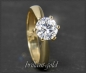 Preview: Brillant 585 Gold Ring; 1,35ct; Solitärring Gelbgold