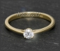 Mobile Preview: Brillant 585 Gold Ring 0,35ct; Top Wesselton, Si2