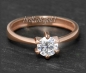 Preview: Brillant Ring 585 Gold 0,70ct Solitär, Si3