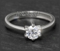 Preview: Brillant 585 Gold Ring; 0,71ct, Wesselton; VS2