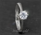 Preview: Brillant 585 Gold Ring; 0,71ct, Wesselton; VS2