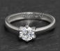 Preview: Brillant 585 Gold Ring; 0,71ct, Wesselton; VS2