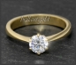 Preview: Brillant Ring aus 585 Gold, 0,85ct, River D & Si1