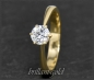 Preview: Brillant Ring aus 585 Gold, 0,85ct, River D & Si1