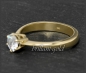 Preview: Brillant Ring aus 585 Gold, 0,85ct, River D & Si1