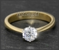Mobile Preview: 585 Gold Brillant Ring; 0,72ct, VVS1; Verlobungsring