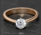 Preview: Brillant 585 Gold Ring mit 0,70ct, River, Si2