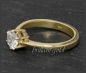 Preview: Brillant 585 Gelbgold Ring 1,05ct, River, Si2