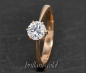 Preview: Brillant Ring 585 Rotgold; 1,04ct, River E, Si2