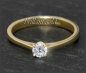 Preview: Brillant 585 Gold Ring; 0,26ct, VS2; DGI Zertifikat