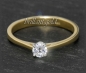 Preview: Brillant Ring 585 Gold 0,28ct, Si1; DGI Zertifikat