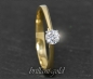 Preview: Brillant Ring 585 Gold 0,28ct, Si1; DGI Zertifikat