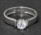 Preview: Gold Brillant Ring 0,52ct, Lupenrein, River D