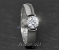 Preview: Gold Brillant Ring 0,52ct, Lupenrein, River D