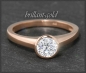 Preview: Brillant Ring aus 585 Gold, 0,75ct, River E, Si2-3
