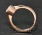 Preview: Brillant Ring 585 Rotgold 1,04ct, Top Wesselton