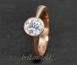 Preview: Brillant Ring 585 Rotgold 1,04ct, Top Wesselton