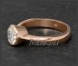 Preview: Brillant Ring 585 Rotgold 1,04ct, Top Wesselton