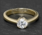 Preview: Brillant 585 Gelbgold Ring mit 1,06ct, River, Si