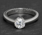 Mobile Preview: Brillant Ring mit 0,93ct; River D, 585 Weißgold