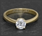 Preview: Brillant Ring mit 0,76ct, Si; 14 Karat Gelbgold