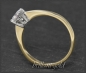 Preview: Diamant Ring aus 585 Gold, 0,74ct Brillant, Si2