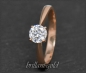 Preview: Brillant Ring 585 Gold; 0,60ct, River E & VVS2