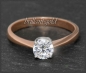 Preview: Brillant Ring 585 Gold mit 0,64ct, River E, Si2