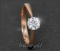 Preview: Brillant Ring 585 Gold mit 0,64ct, River E, Si2