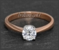 Preview: Brillant Ring 585 Gold mit 0,64ct, River E, Si2