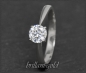 Preview: Brillant Ring mit 0,73ct, Si; Verlobungsring